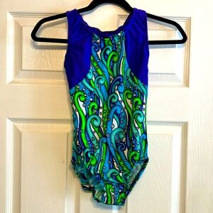 Leo Lines tank top leotard one piece for dance gymnastics active exercise XXS